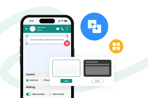 100% Authentic for Generating Fake WhatsApp Screenshots